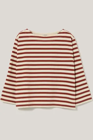 Jigsaw 100% Cotton Trim Breton Topxlarge
