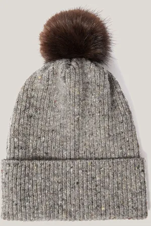 Jigsaw Chapeaux à pompon en laine d