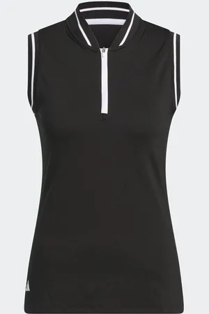 adidas Ultimate365 Zip Black Polo Shirtlarge