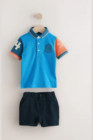 Next 100Ensemble polo et short % coton Manches courtes (3mths-7yrs)4 - 5 ans (104 - 110cm)
