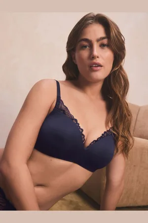 Next Fleuri Dentelle Et Microfibre Soutiens-gorge40 E