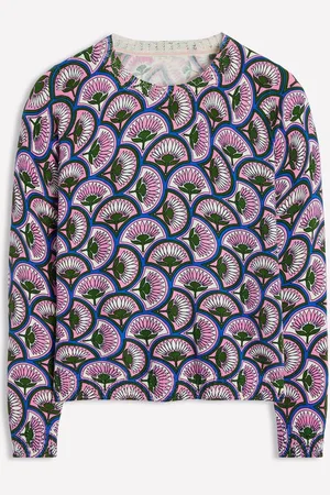 Boden Emilia Cotton Col rond Pulllarge