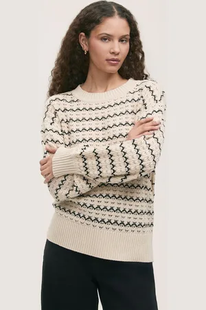 Finery London Pull rayé Sansa à col ras du cou44