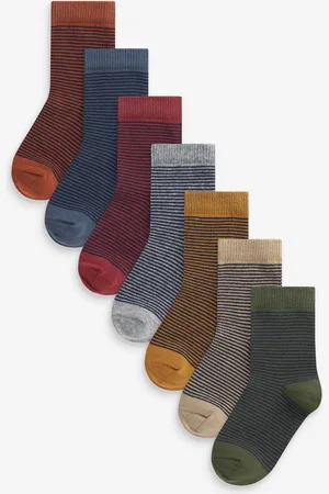 Next Paquet de chaussettes en coton riche 7UK 9-12 Jnr