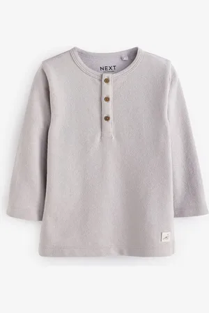 Next T-shirt à manches longues Henleys (3mths-7yrs)9 - Mois 12 (74 - 80cm)