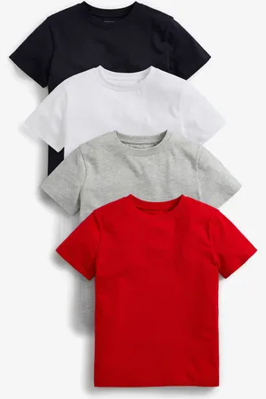 Next 100% Coton Manches courtes T-shirt 4 Lot (3-16ans)3 ans (98cm)