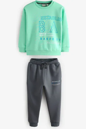 Ted Baker Green Graphic Sweatshirt and Joggers Set9 - Mois 12 (74 - 80cm)