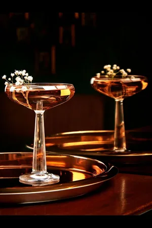 NUDE Set of 2 Big Top Coupe Glassesun