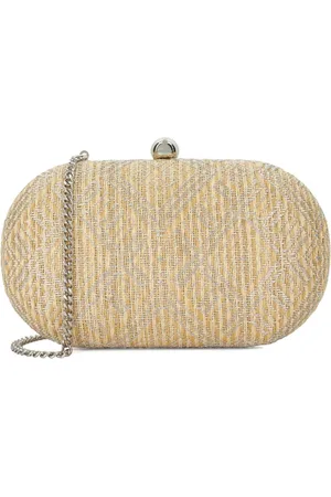 Dune Pochette extra ovale tissée Un an