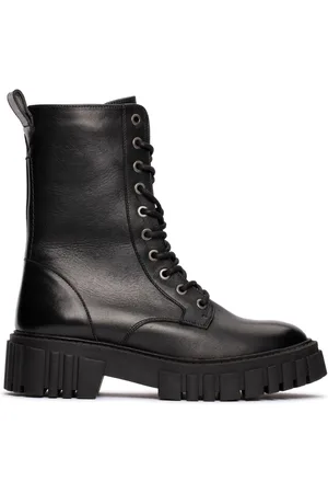 Clarks Bottes Page en cuir à lacets