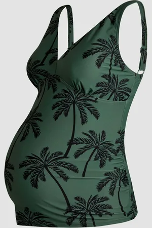 JoJo Maman Bébé Maternity Palm Print Tankini SetMédium
