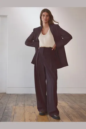 Next Pantalon droit en laine de première qualité Blend38 L