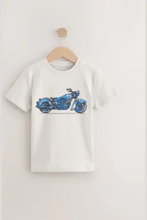 Next Short Sleeves Graphic 100% Cotton T-Shirt (3-16yrs)134140cm