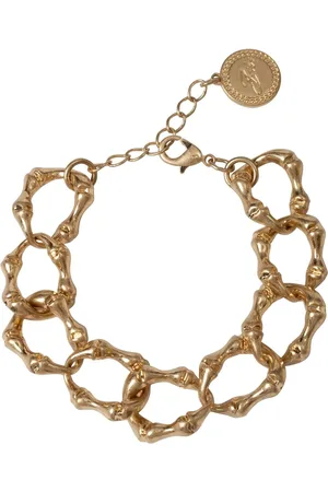 Bibi Bijoux Gold Tone Bamboo Chain Braceletun