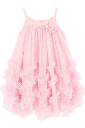 Angels Face Pink Zig-Zag Tulle Dress98104cm