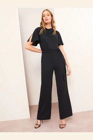 Friends Like These Cowl Neck Angel Sleeve Jumpsuit44