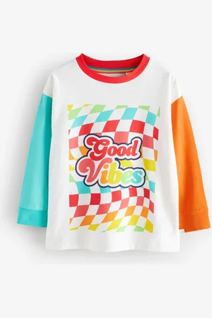 Little Bird 100% Coton Manches longues T-shirt coloré140146cm