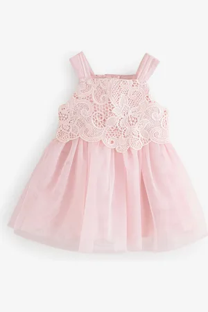 Monsoon Peignoir Bébé Anna Manches longues en dentelle10 - Mois 18 (76 - 86cm)