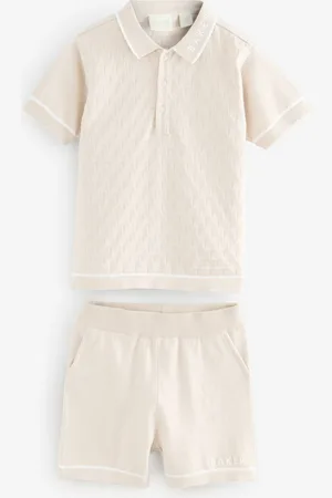 Ted Baker Ensemble polos et shorts texturés en maille128134cm
