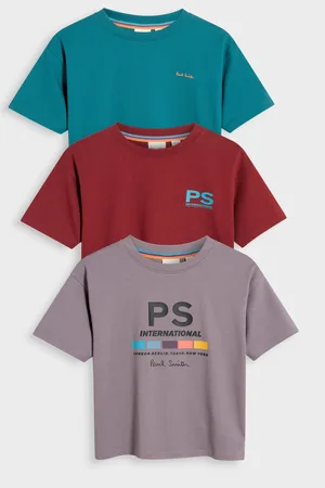 Paul Smith Garçons Signature 100% T-shirt en coton 3 Lot6 ans (116cm)