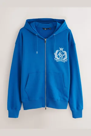 Next Sweat à capuche zippé EDIT graphique 100% cotonxsmall