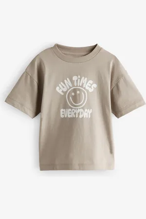 Next Simple 100% Cotton Short Sleeve T-Shirt (3mths-7yrs)4 - 5 ans (104 - 110cm)