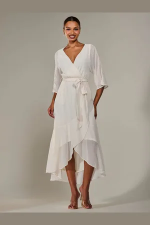 Jolie Moi Robe mi-longue Wrap nouée sur le devant42