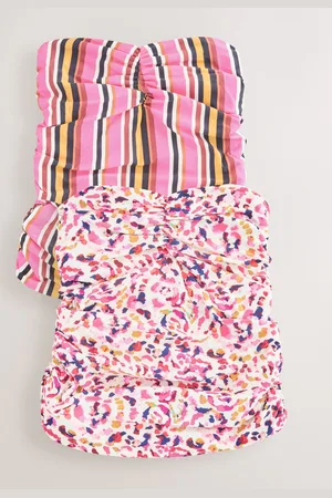 Next Haut tankini bandeau froncé réversible40