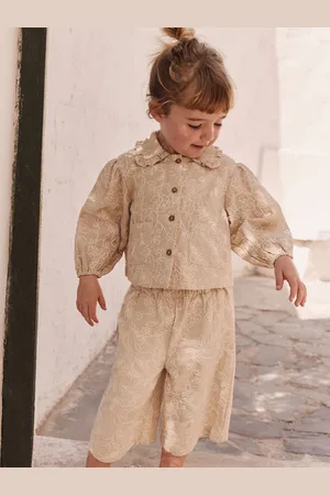 Next Embroidered Shacket and Trousers Set (3mths-7yrs)9 - Mois 12 (74 - 80cm)