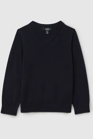 Reiss Pull en laine mérinos à col en V Earl7 - 8 ans (122 - 128cm)
