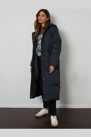 Threadbare Manteau matelassé long à capuche44