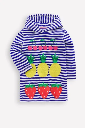 Boden Mara Towelling Throw-On Cover-Up134140cm