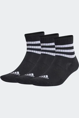 adidas Vêtements de sport rembourrés à 3 bandes Chaussettes mi-longues 3 pairesUK 12.5 - 1