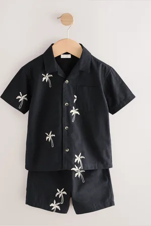 Next Ensemble manches courtes à col révéré 100% coton et shorts (3mois-7ans)110116cm