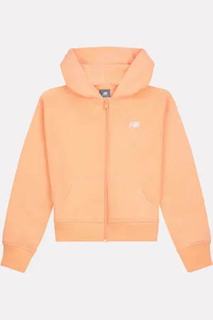 New Balance Small Girls Brush Back Logo Zip Hoodie14 - 15 ans (164 - 170cm)