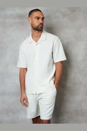 Threadbare Col Revere texturé Manches courtes ChemiseGrand
