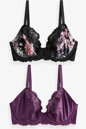 Next DD Non Pad Wired Plunge Microfibre Lace Soutiens-gorge 2 Lot75F