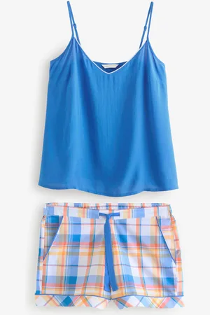 Cyberjammies Solid Cami and Check Sleep Shorts42
