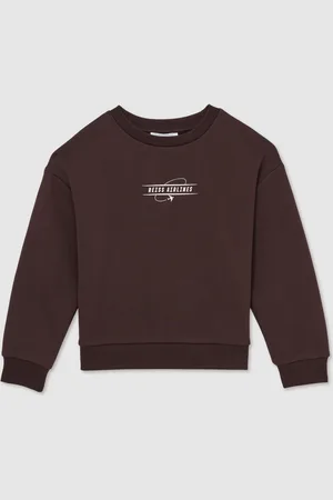 Reiss Orville Cotton Blend Airlines Print Sweatshirt10 - 11 ans (140 - 146cm)