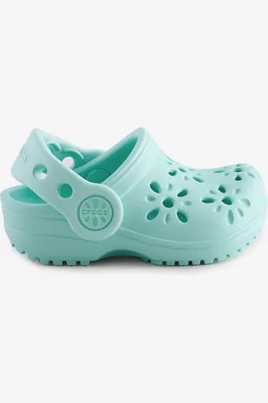 Crocs Kids Classic Floral Cut Out Clogsr. u.4eu205