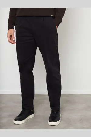 Threadbare Coton Coupe droite Plissé Pantalon chino Avec Extensible38