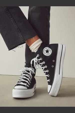 Converse Baskets montante pâle à plateformes élévatrices