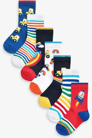 Next Paquet de chaussettes en coton riche 7UK 6 - 8.5 Jnr
