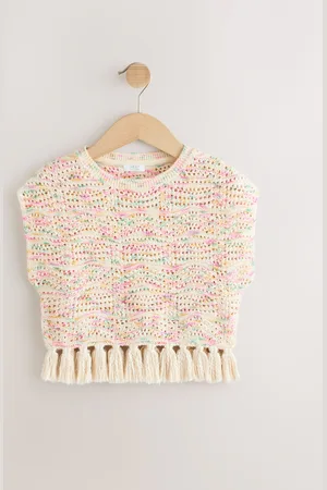 Next Knitted Tassle Top (3-16yrs)104110cm