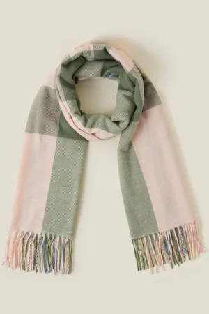 Accessorize Carreaux tissés Couverture ÉcharpeUn an