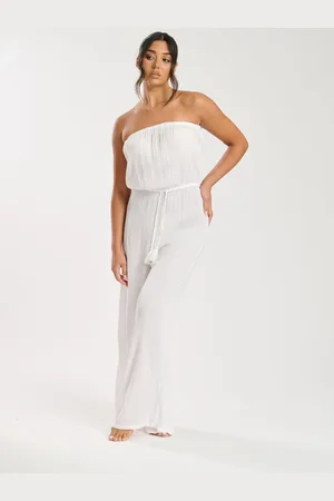 South Beach Combinaison sans bretelles en viscose froissée44