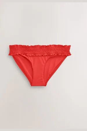 Next Bas de bikini froncé à jambes montantes