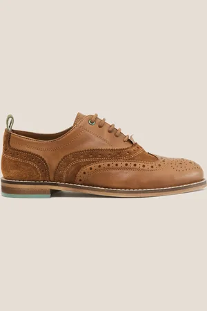 White Stuff Chaussures Thistle à lacets en cuir