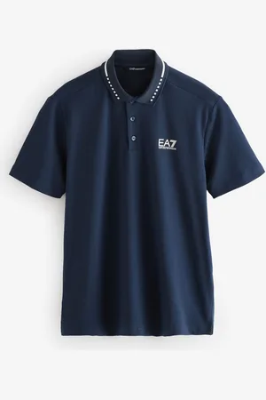 EA7 Emporio Armani Logo Detail Polo ShirtTrès grand