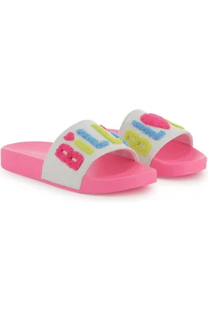 Billieblush Pink Iridescent Logo Slidersr. u.8eu255